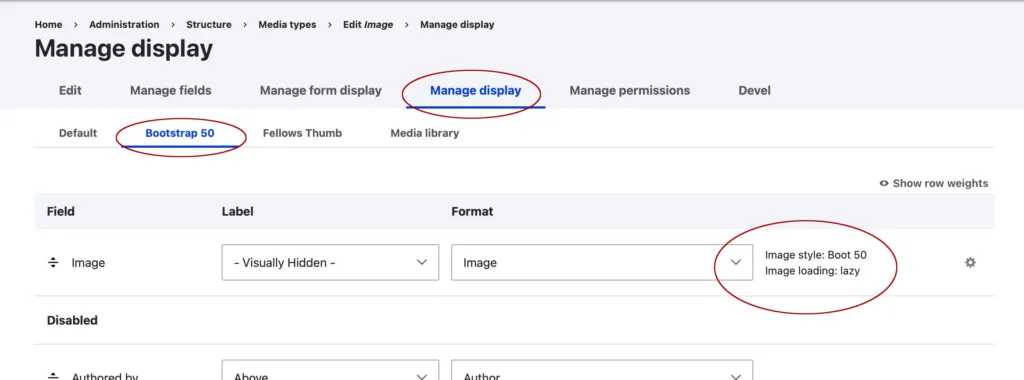 Example of adding Image Style to Display Using Media Module in Drupal