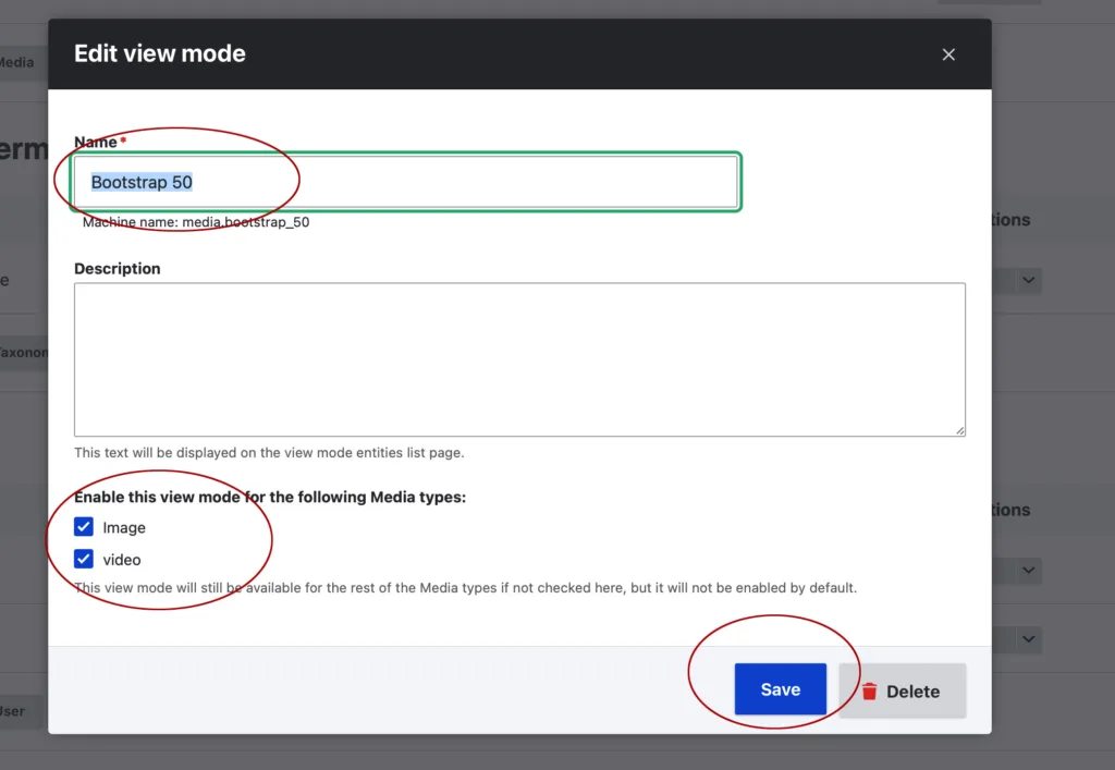 Creating the View Mode Using Media Module in Drupal